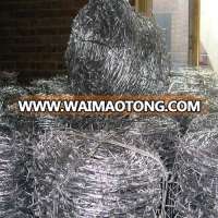 Galvanized and PVC coated Barbed Wire