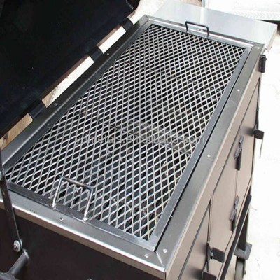 Iron Bbq Grill Expanded Metal Mesh