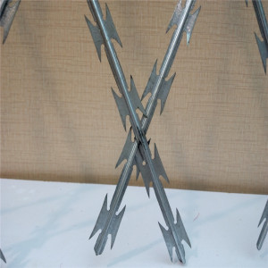 Single Twisted Iron Razor Barbed Wire